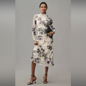 Anthropologie Sarah Hann Iris Mesh Dress in XS